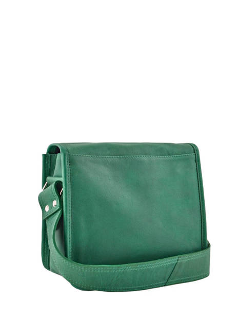 Leather La Sacoche Crossbody Bag Paul marius Green vintage S other view 3