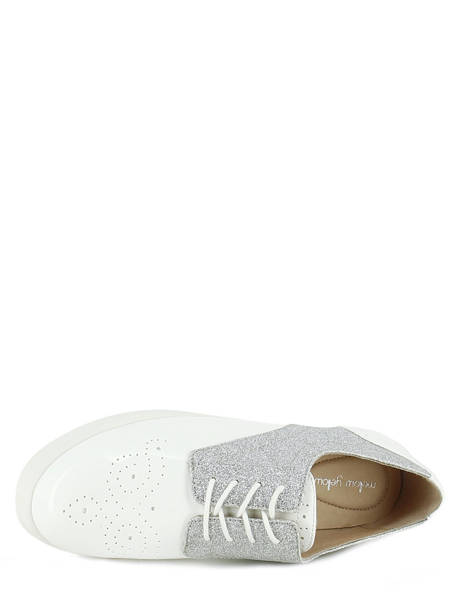 Lace-up Shoes Mellow yellow White chaussures a lacets BIGLI other view 4