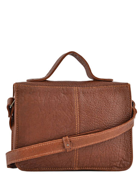 Sac  Mademoiselle George Cuir Paul marius Marron vintage GEORGE vue secondaire 2