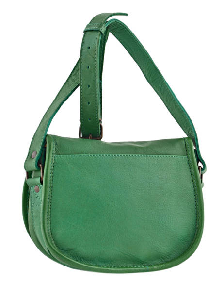 Crossbody Bag Vintage Leather Paul marius Green vintage BOHEMIEN other view 3