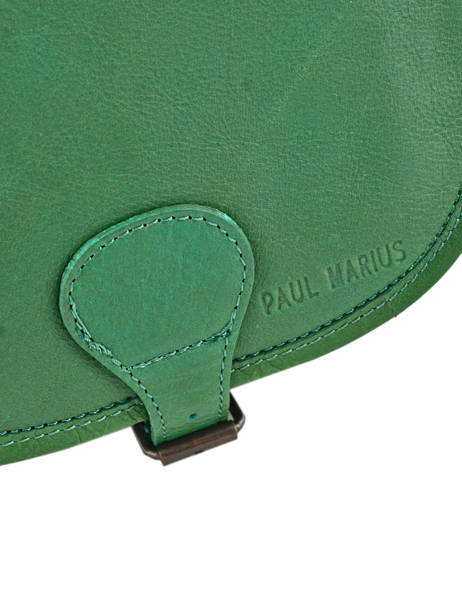 Crossbody Bag Vintage Leather Paul marius Green vintage BOHEMIEN other view 2