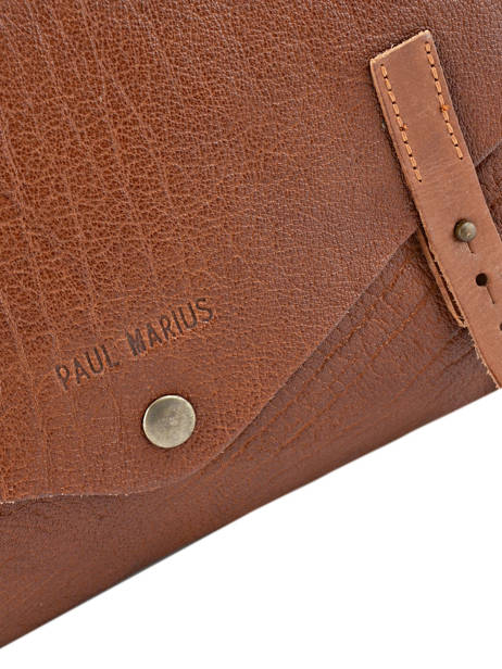 L'indispensable Cuir Paul marius Marron vintage INDISPEN vue secondaire 2