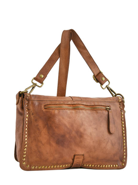 Shoulder Bag Dewashed Leather Milano Brown dewashed DE17112 other view 2