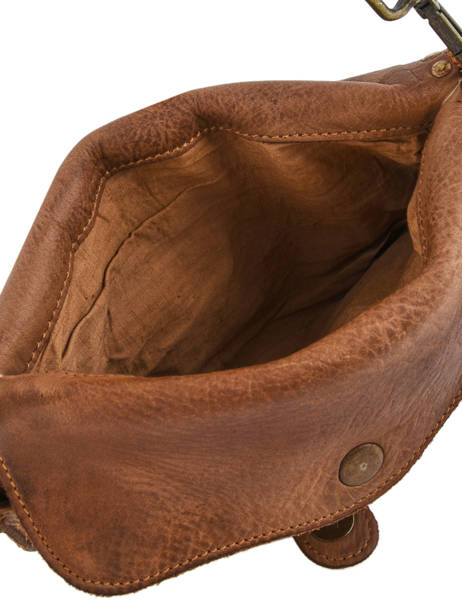 Shoulder Bag Dewashed Leather Milano Brown dewashed DE17112 other view 4