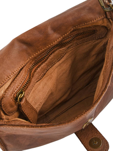 Shoulder Bag Dewashed Leather Milano Brown dewashed DE17112 other view 3