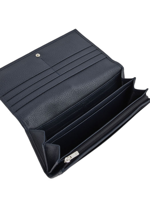 Longchamp Le foulonné Wallet Blue