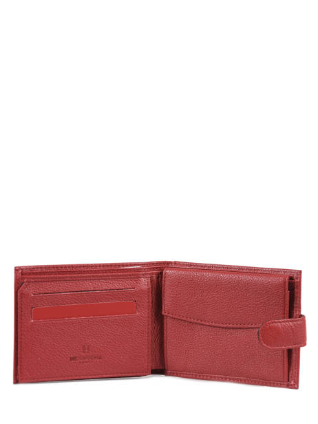 Portefeuille Confort Cuir Hexagona Rouge confort 461050 vue secondaire 2