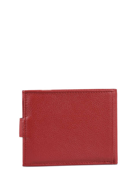Portefeuille Confort Cuir Hexagona Rouge confort 461050