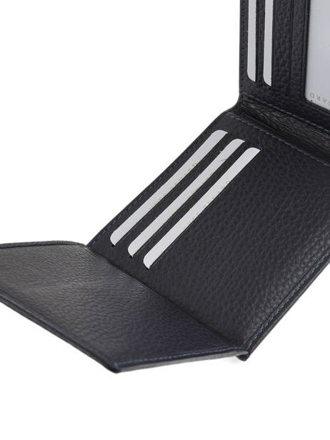 Portefeuille Foulonne Cuir Yves renard Bleu foulonne 2306 vue secondaire 3