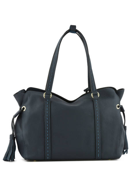 Sac Shopping Tradition Cuir Etrier Bleu tradition EHER25 vue secondaire 3