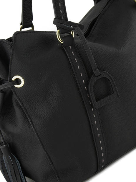 Sac Shopping Tradition Cuir Etrier Noir tradition EHER25 vue secondaire 2