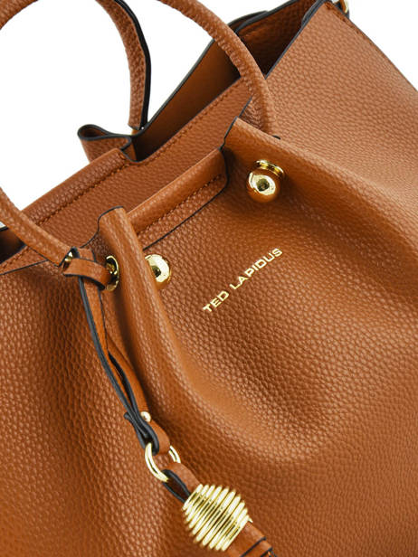 Cabas Gretel Ted lapidus Marron gretel TLAU8924 vue secondaire 1