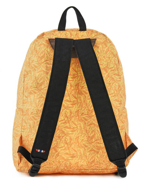 Backpack Voyager Printed Napapijri Yellow geographic NOYIGR other view 3