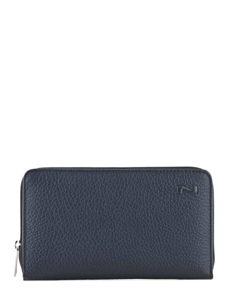 Leather Wallet Original N Nathan baume Blue original n 388N