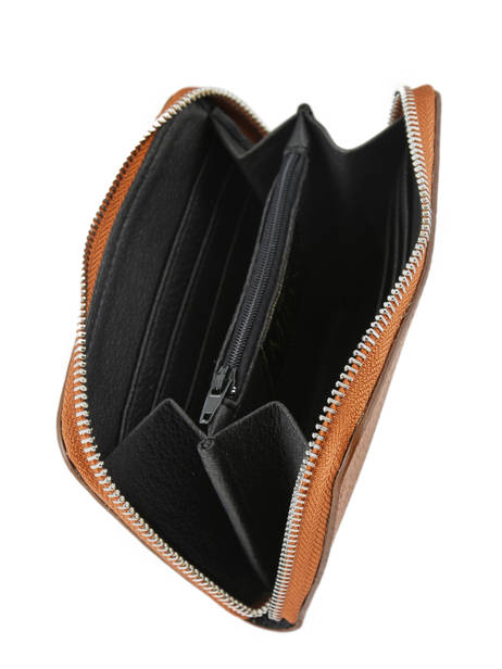 Portefeuille Caviar Cuir Milano Marron caviar CA19043 vue secondaire 1