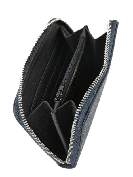 Portefeuille Caviar Cuir Milano Bleu caviar CA19043 vue secondaire 1