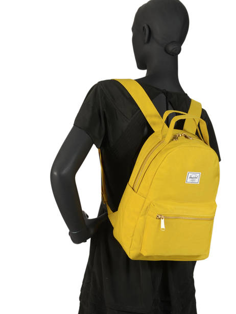 Backpack 1 Compartment Herschel Yellow classics woman 10502 other view 2