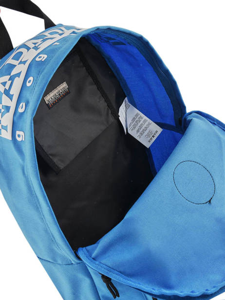 Backpack Happy Day Napapijri Blue geographic NOYIOF other view 4