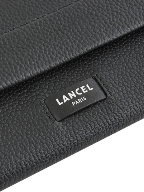 Slim Leather Wallet Ninon Lancel Black ninon A09986 other view 1