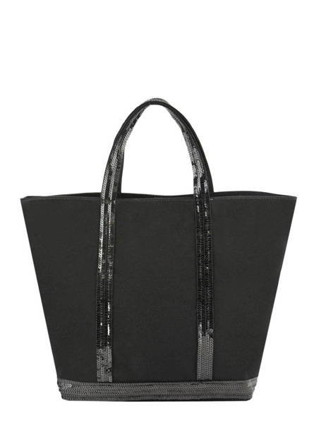 Le Cabas Moyen Paillettes Vanessa bruno Noir cabas 1V40413 vue secondaire 3
