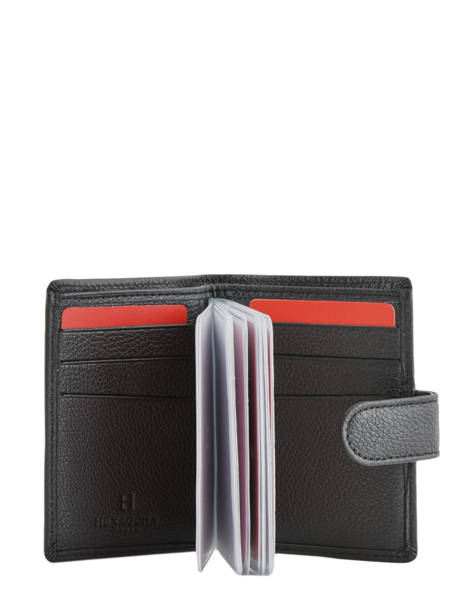 Card Holder Leather Hexagona Black confort 467254 other view 1