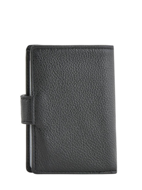 Card Holder Leather Hexagona Black confort 467254 other view 2