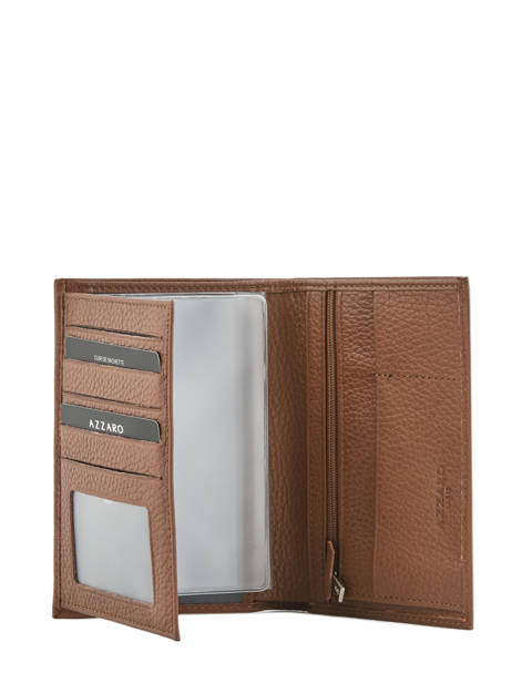 Wallet Leather Azzaro Brown trigger AZ901013 other view 1
