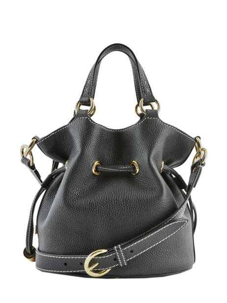 Small Leather Bucket Bag Premier Flirt Python Lancel Black premier flirt A10528 other view 5