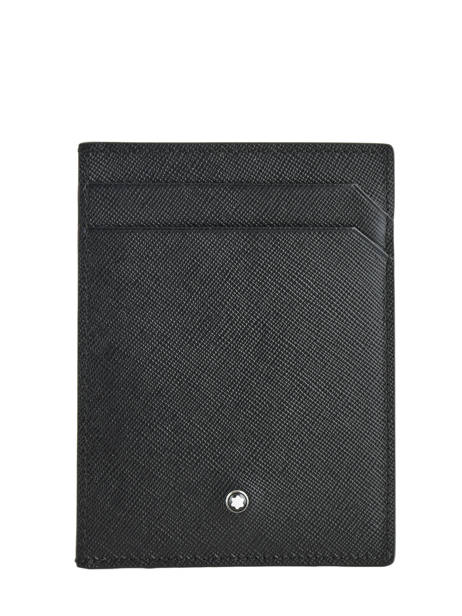 Leather Card Holder Sartorial 4cc Montblanc Black sartorial 116340