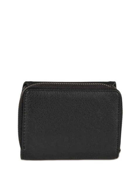 Compact Zip Wallet Classic Miniprix Black grained H6012 other view 3