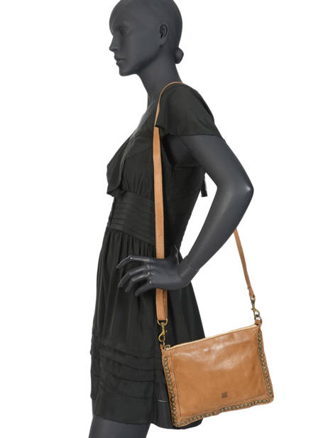 Sac Bandoulière Heritage Cuir Biba Marron heritage POR2L vue secondaire 2