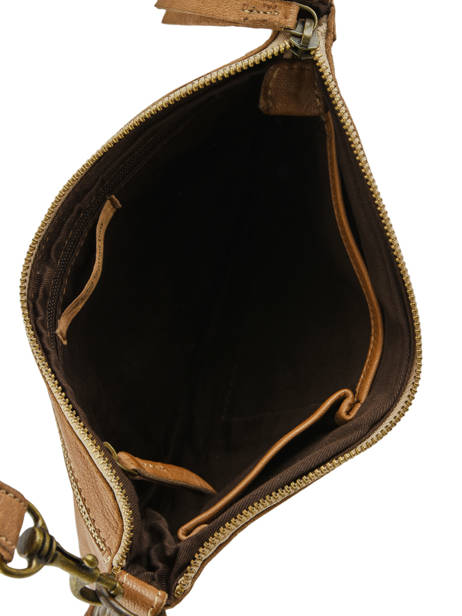 Sac Bandoulière Heritage Cuir Biba Marron heritage POR2L vue secondaire 4