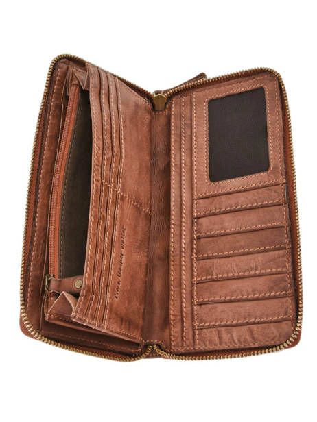 Portefeuille Cuir Biba Marron heritage BT10 vue secondaire 1