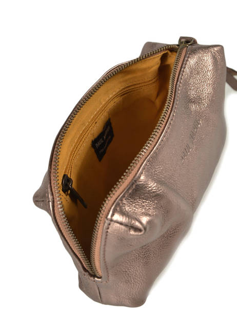 Trousse Cuir Paul marius Rose vintage ADELE vue secondaire 3