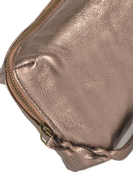 Trousse Cuir Paul marius Rose vintage ADELE vue secondaire 1