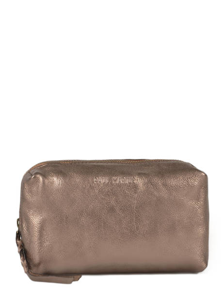 Trousse Cuir Paul marius Rose vintage ADELE