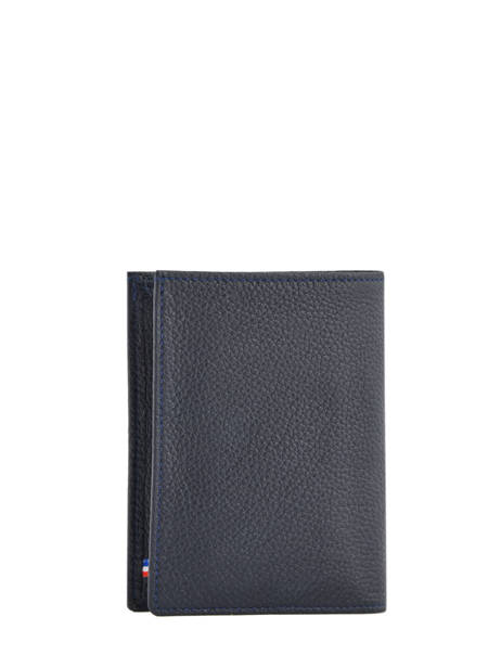 Portefeuille/ Porte-cartes Cuir Etrier Bleu madras EMAD248 vue secondaire 2