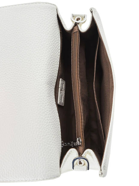 Leather Madrid Clutch With Shoulder Strap Hexagona White madrid 536554 other view 4
