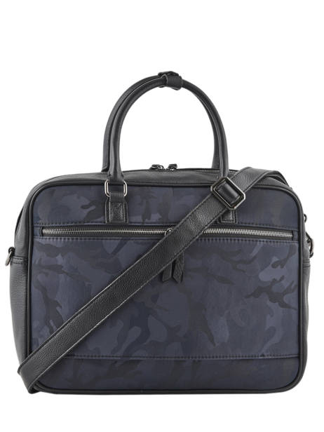 Briefcase 1 Compartment + 15'' Pc Etrier Blue brooklyn EBRO11 other view 3