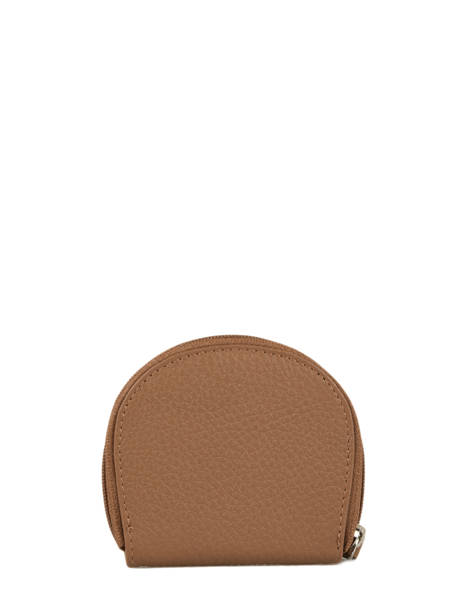 Porte-monnaie Caviar Cuir Crinkles Marron caviar 14291 vue secondaire 2