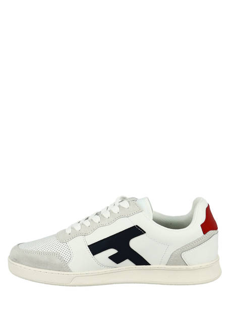 Sneakers Hazel In Leather Faguo White men 20CG0302 other view 2