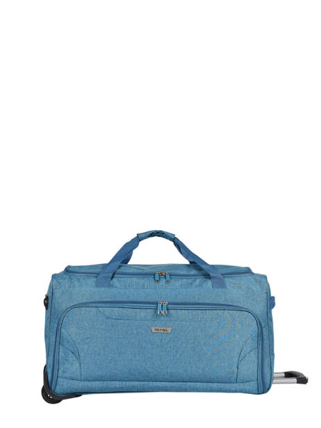 Medium Travel Bag On Wheels Snow Travel Blue snow - 12208-65