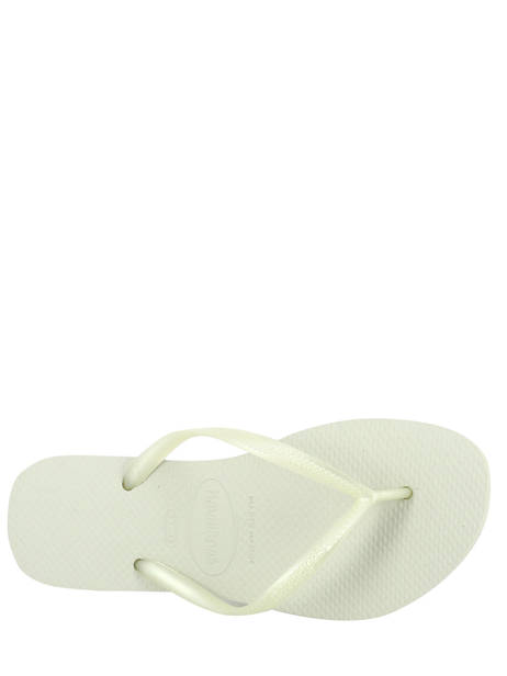 Tongs Slim Havaianas White women 4000030F other view 1