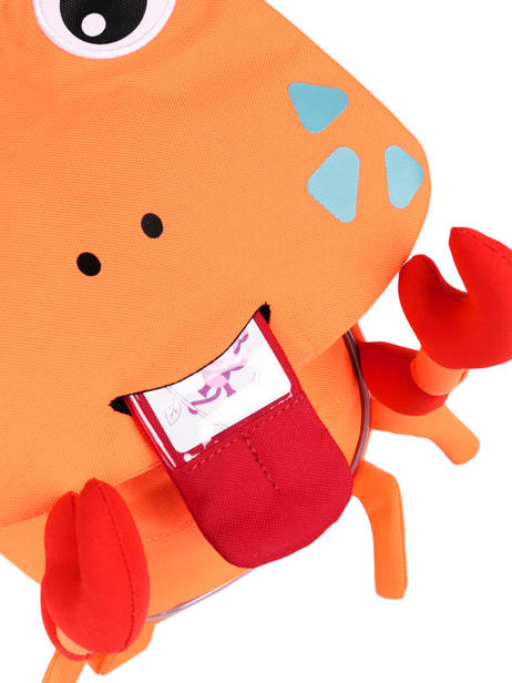 Backpack 1 Compartment Affenzahn Orange small friends NES1 other view 3