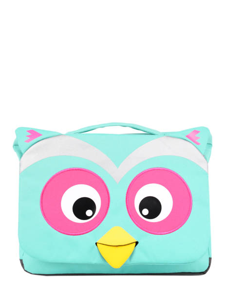 Schoolbag 1 Compartment Affenzahn Green schoolbag CAR1