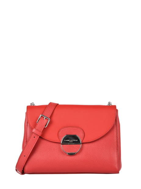 Leather Crossbody Bag FoulonnÃ© Pia Lancaster Red foulonne pia 60