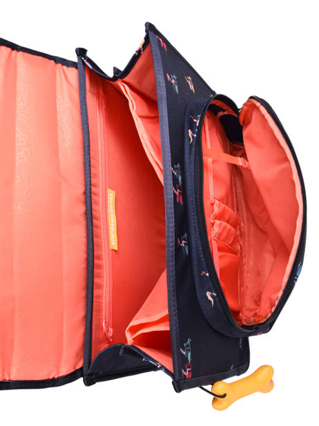 Satchel 2 Compartments Lily Girls Stones and bones Blue girls G other view 4