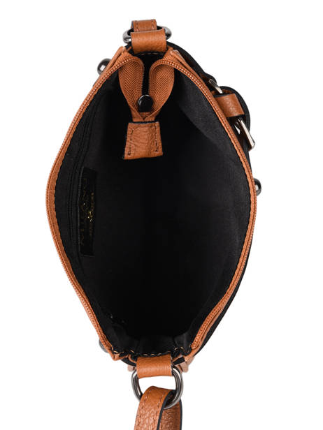 Sac Bandoulière Caviar Cuir Milano Marron caviar G1421N vue secondaire 4