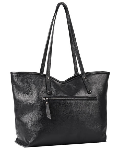 Sac Cabas A4 Caviar Cuir Milano Noir caviar CA19111N vue secondaire 2