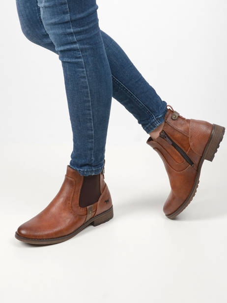 Chelsea Boots Mustang Brown women 1265501 other view 1